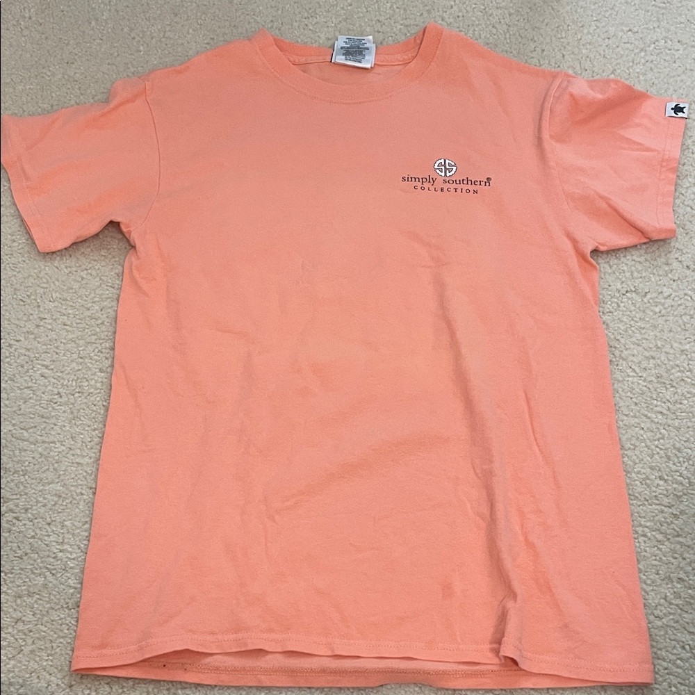 Simply Southern women’s Coral Short Sleeve Tee